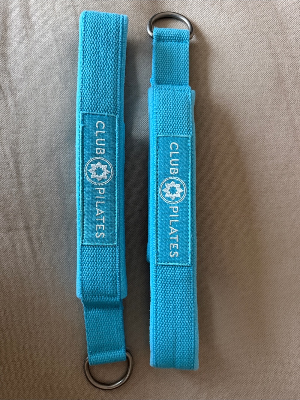 Club Pilates Reformer Straps double loops EUC blue